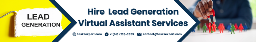 Hire lead generation VA poster