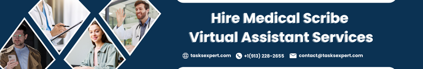 Hire medical scribe VA poster