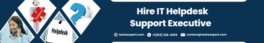 Hire IT Helpdesk Support Executive Poster