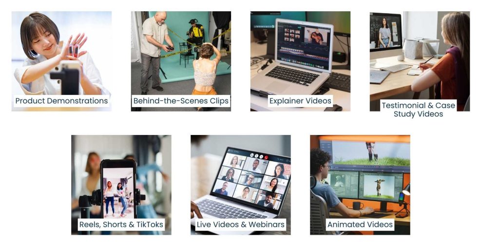 Social Media Video Production: Turning Visual Stories into Brand Success - Different Types of Social Media Videos That Actually Work