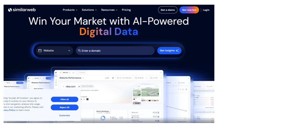 SimilarWeb - Competitor Intelligence Tools