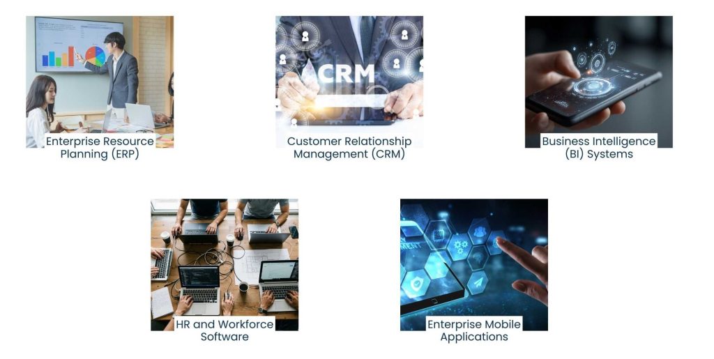 Different Enterprise Software Businesses that are built typically