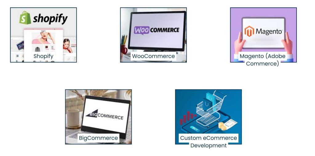 eCommerce Website Development for High-Converting Online Stores - Technologies used to develop eCommerce websites
