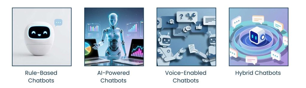 Chatbot Development Services: Smarter Automation for Modern Businesses - Types of Chatbots Businesses Currently Use Today